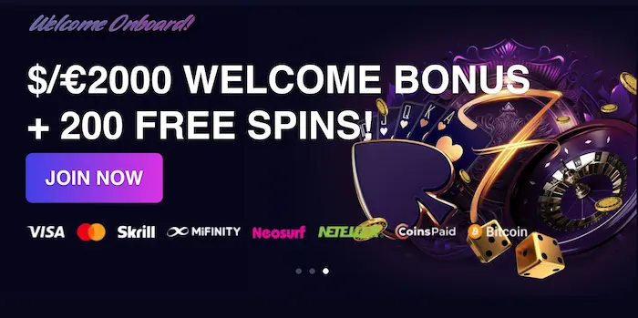 Lucky7even Casino banner
